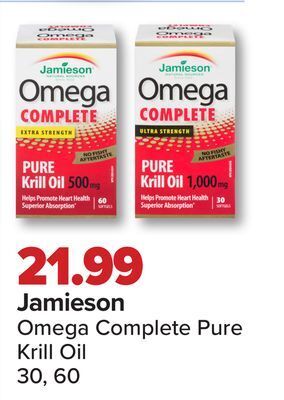 PharmaChoice Jamieson omega complete pure krill oil offer
