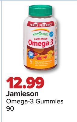 PharmaChoice Jamieson omega-3 gummies offer