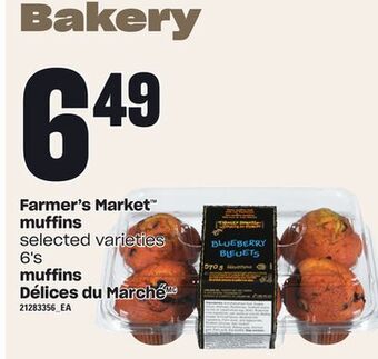 Independent City Market Muffins délices du marché 6's offer