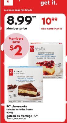 Independent City Market Gâteau au fromage pc, 600 g offer
