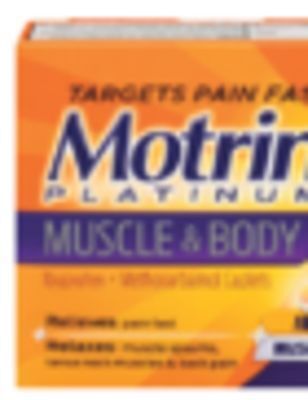 Shoppers Drug Mart Motrin platinum muscle & body caplets offer
