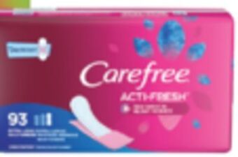 Shoppers Drug Mart Carefree liners offer