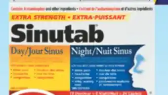 Shoppers Drug Mart Sinutab allergy offer