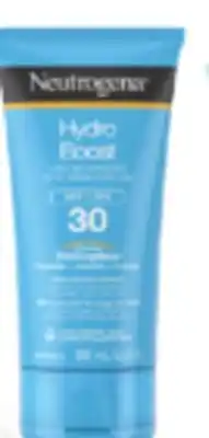 Shoppers Drug Mart Neutrogena hydro boost sun care offer