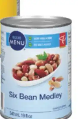 Shoppers Drug Mart Pc blue menu canned beans offer