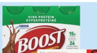 Shoppers Drug Mart Boost meal replacement shakes offer