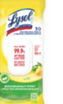 Shoppers Drug Mart Lysol disinfecting wipes offer