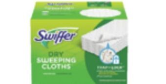 Shoppers Drug Mart Swiffer dusters (6's - 10's), sweeper wet (20's - 24's) or dry (20's - 32's) cloth refills offer
