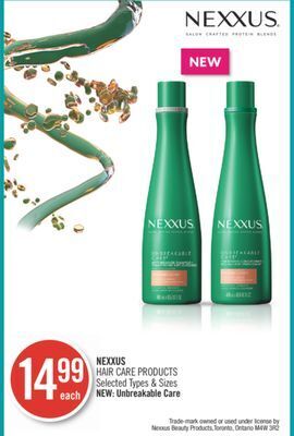 Shoppers Drug Mart Nexxus hair care products offer