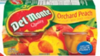 Shoppers Drug Mart Del monte fruit cups offer