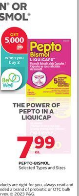 Rexall Pepto-bismol offer