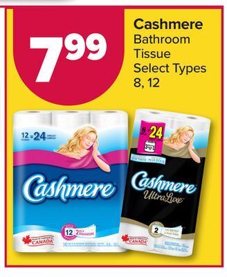 PharmaChoice Cashmere bathroom tissue offer
