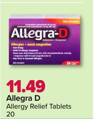 PharmaChoice Allergy relief tablets offer