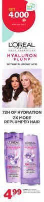 Rexall L'oréal hair expertise 150ml-385ml or men expert 385ml hair care offer