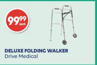 Wellwise by Shoppers Deluxe folding walker drive medical offer