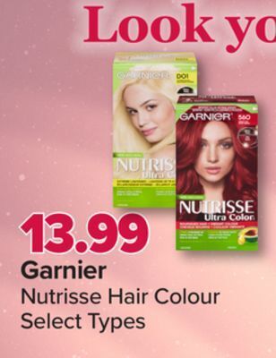 PharmaChoice Garnier nutrisse hair colour offer