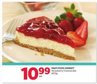 Rexall M & m food market strawberry cheesecake offer