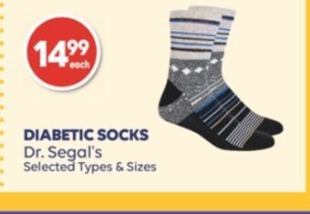 Wellwise by Shoppers Diabetic socks dr. segal's offer