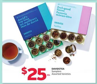 Rexall Davidstea samplers offer