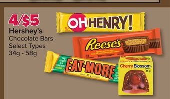 PharmaChoice Hershey's chocolate bars offer
