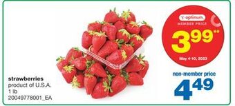 Wholesale Club Strawberries, 1 lb offer