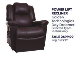 Wellwise by Shoppers Power lift recliner golden technologies day dreamer offer