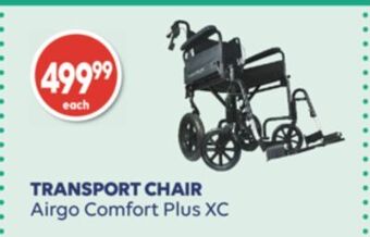 Wellwise by Shoppers Transport chair airgo comfort plus xc offer