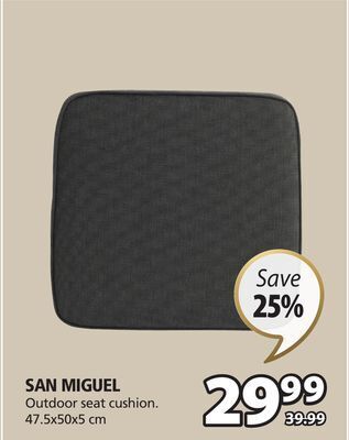 JYSK San miguel outdoor seat cushion. offer