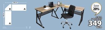 JYSK Tyler three-piece corner desk offer