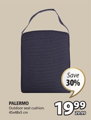 JYSK Palermo outdoor seat cushion offer