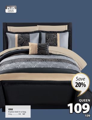 JYSK Erik 8-piece bed-in-a-bag offer