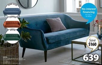 JYSK Egedal modern 2.5 seat sofa offer