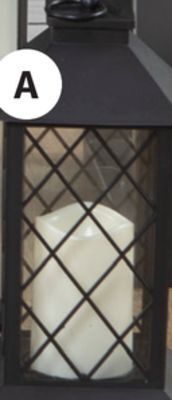 JYSK Claus lantern with led candle offer
