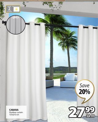 JYSK Cabana outdoor curtain offer