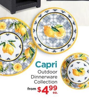 Kitchen Stuff Plus Capri outdoor dinnerware collection offer