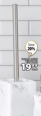 JYSK Cora toilet brush w/holder offer