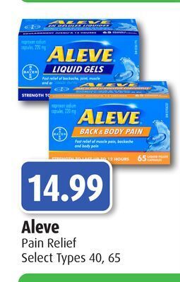 RxHealthMed Aleve pain relief offer