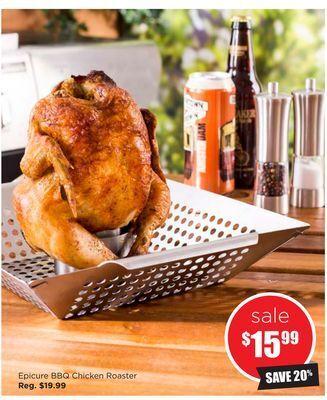 Kitchen Stuff Plus Epicure bbq chicken roaster offer