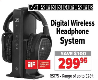 2001 Audio Video Sennheiser digital wireless headphone system offer