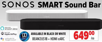 2001 Audio Video Sonos smart sound bar offer