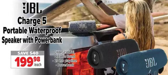 2001 Audio Video Jbl charge 5 portable waterproof speaker with powerbank offer
