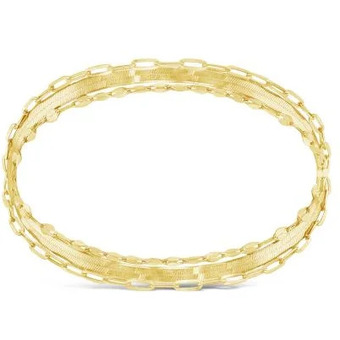 Charm Diamond 10k yellow gold 7+ 1 extension layered bracelet offer