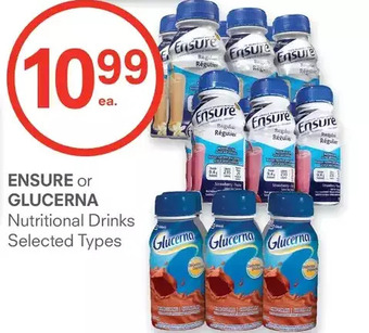Guardian Pharmacy Ensure or glucerna nutritional drinks offer