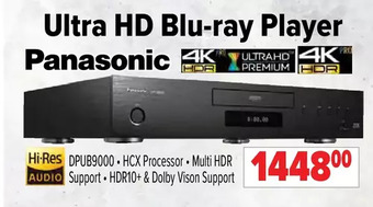 2001 Audio Video Panasonic ultra hd blu-ray player offer