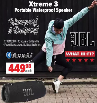 2001 Audio Video Jbl xtreme 3 portable waterproof speaker offer