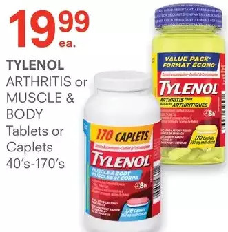 Guardian Pharmacy Tylenol arthritis or muscle & body tablets or caplets offer