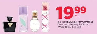 Rexall Designer fragrances offer