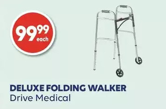 Wellwise by Shoppers Drive medical deluxe folding walker offer