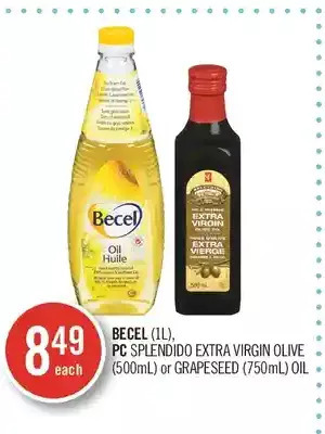 Shoppers Drug Mart Becel, pc splendido extra virgin olive or grapeseed oil offer