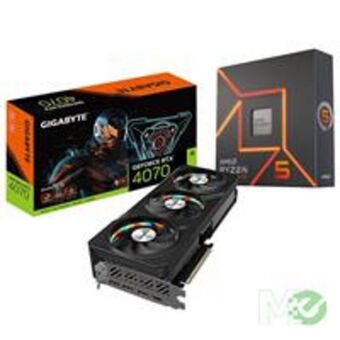 Ryzen™ 5 7600x processor bundle w/ gigabyte geforce rtx 4070 gaming oc 12gb pci-e graphics card